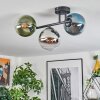 Gastor Lampa sufitowa, Kula świetlna Niebeieski, Chrom, Zielony, Przezroczysty, Przydymiony, 3-punktowe
