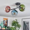 Gastor lampa sufitowa, kula świetlna niebeieski, zielony, przezroczysty, miedziany, 3-punktowe
