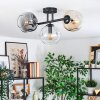 Ripoll lampa sufitowa, kula świetlna bursztynowy, przezroczysty, przydymiony, 3-punktowe
