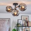 Ripoll lampa sufitowa, kula świetlna przydymiony, 3-punktowe