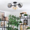 Ripoll lampa sufitowa, kula świetlna bursztynowy, przezroczysty, przydymiony, 3-punktowe