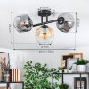 Ripoll lampa sufitowa, kula świetlna bursztynowy, przezroczysty, przydymiony, 3-punktowe
