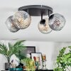 Ripoll lampa sufitowa, kula świetlna bursztynowy, przezroczysty, przydymiony, 4-punktowe