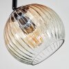 Ripoll lampa sufitowa, kula świetlna bursztynowy, przezroczysty, przydymiony, 4-punktowe