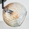 Ripoll Lampa sufitowa, Kula świetlna W kolorze bursztynu, Przezroczysty, 4-punktowe