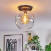 Ripoll lampa sufitowa, kula świetlna przezroczysty, 1-punktowy