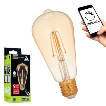 E27 LED 5.5 Watt ciepły biały przyciemnione 500 Lumen