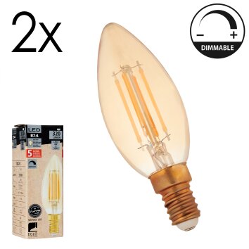 E14 LED 4 Watt ciepły biały przyciemnione 320 Lumen