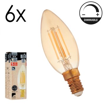 E14 LED 4 Watt ciepły biały przyciemnione 320 Lumen