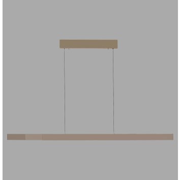 Oświetlenie Paul Neuhaus Square Lampa wisząca LED Brązowy, 6-punktowe