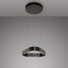 Paul Neuhaus Q-Serie Q-STRETTO lampa wisząca LED czarny, 2-punktowe, Zdalne sterowanie