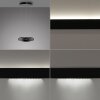 Paul Neuhaus Q-Serie Q-STRETTO lampa wisząca LED czarny, 2-punktowe, Zdalne sterowanie
