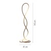 Oświetlenie Paul Neuhaus TWIST Lampa stojąca LED Kolory piaskowe, 1-punktowy
