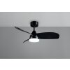 Oświetlenie Reality mit lampa z wentylatorem LED Czarny, 1-punktowy, Zdalne sterowanie