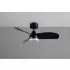 Oświetlenie Reality mit lampa z wentylatorem LED Czarny, 1-punktowy, Zdalne sterowanie