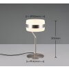 Oświetlenie Trio Dios Lampa stołowa LED Nikiel matowy, 1-punktowy