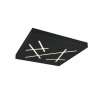 Oświetlenie Trio Snip Lampa sufitowa LED Czarny, 1-punktowy, Zdalne sterowanie