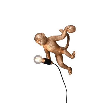 Oświetlenie Reality Louy Lampa ścienna Złoty, 1-punktowy