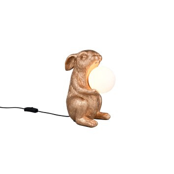 lampa królik  Oświetlenie Reality Rabbit lampa stołowa złoty, 1-punktowy