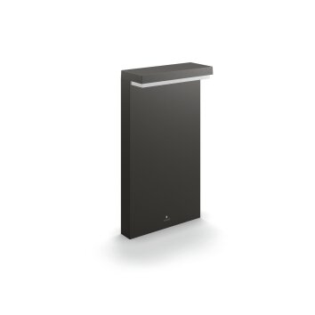 Oświetlenie Philips Bustan słupek ogrodowy LED antracytowy, 1-punktowy