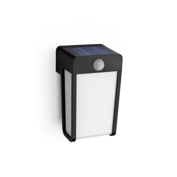 Oświetlenie Philips Shroud Lampa ścienna LED Czarny, 1-punktowy