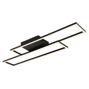 Oświetlenie Globo Tatjana Lampa sufitowa LED Czarny, 1-punktowy