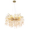 Oświetlenie Globo Queena Żyrandol Złoty, 10-punktowe