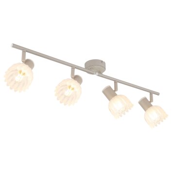 Oświetlenie Globo Planta Lampa sufitowa Wygląd drewna, Kolory piaskowe, 4-punktowe