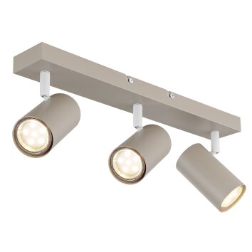 Oświetlenie Globo Robby lampa sufitowa piaskowy, 3-punktowe