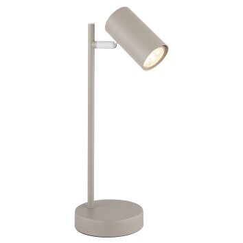 Oświetlenie Globo Robby lampa stołowa piaskowy, 1-punktowy