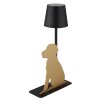 Oświetlenie Globo Furri Lampa stołowa LED Złoty, Czarny, 1-punktowy