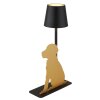 Oświetlenie Globo Furri Lampa stołowa LED Złoty, Czarny, 1-punktowy