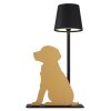 Oświetlenie Globo Furri Lampa stołowa LED Złoty, Czarny, 1-punktowy