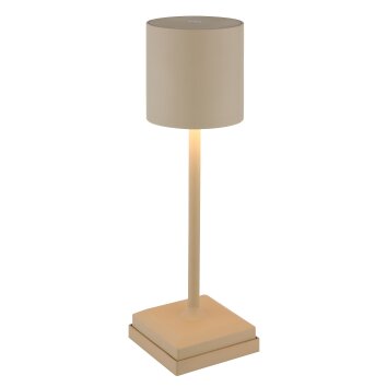 Oświetlenie Globo Dixon lampa stołowa LED piaskowy, 1-punktowy