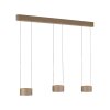 Oświetlenie Paul Neuhaus Clipse Lampa wisząca LED Brązowy, 6-punktowe, Zdalne sterowanie