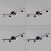 Oświetlenie Leuchten Direkt JARIK Lampa sufitowa LED Czarny, 5-punktowe