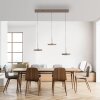 Oświetlenie Leuchten Direkt PLATA lampa wisząca LED piaskowy, 3-punktowe