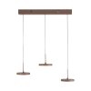 Oświetlenie Leuchten Direkt PLATA lampa wisząca LED piaskowy, 3-punktowe