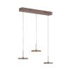 Oświetlenie Leuchten Direkt PLATA lampa wisząca LED piaskowy, 3-punktowe