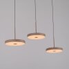Oświetlenie Leuchten Direkt PLATA lampa wisząca LED piaskowy, 3-punktowe