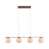 Oświetlenie Leuchten Direkt NAMI Lampa wisząca LED Kolory piaskowe, 4-punktowe