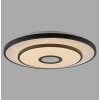 Oświetlenie Leuchten Direkt TURANUS Lampa sufitowa LED Czarny, 1-punktowy