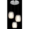 Oświetlenie Globo Maribel Lampa wisząca Chrom, 3-punktowe