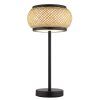 Oświetlenie Globo Bambora Lampa stołowa LED Czarny, 1-punktowy
