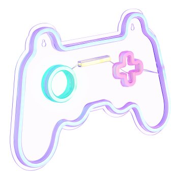 Oświetlenie Globo Gamejoy Lampa dekoracyjna LED Przezroczysty, 1-punktowy