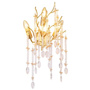 Oświetlenie Globo Gloria kinkiet złoty, 3-punktowe