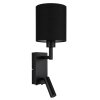 Oświetlenie Globo Zamora Lampa ścienna Czarny, 1-punktowy