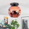 Ripoll Lampa sufitowa, Kula świetlna W kolorze miedzi, 1-punktowy