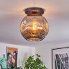 Ripoll lampa sufitowa, kula świetlna przydymiony, 1-punktowy