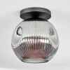 Ripoll lampa sufitowa, kula świetlna przydymiony, 1-punktowy